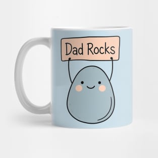 Dad Rocks Father's Day Design Mug